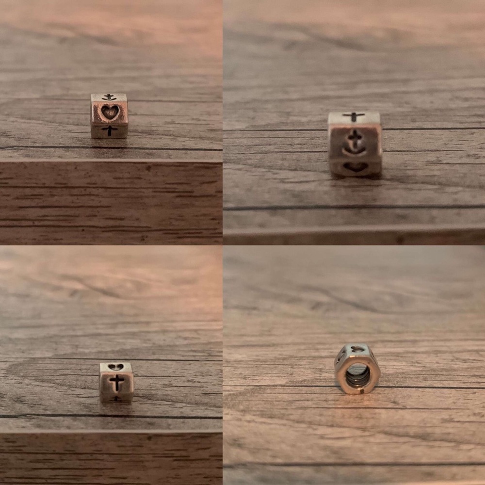 Pandora Heart and Cross Charm